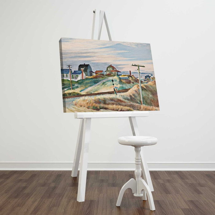 Wallity Cottages at North Truro de Edward Hopper - 45 x 70 cm Wallity Cottages at North Truro de Edward Hopper - 45 x 70 cm